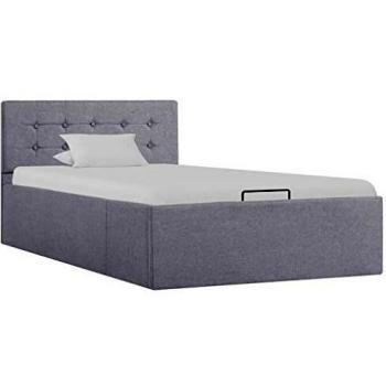 DreamShade 90x200 Gray Upholstered Bed Frame
