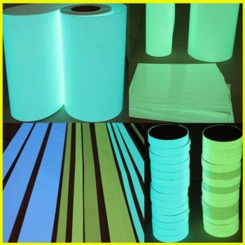 Peligro Nocturno 2cm x 1m Brillo Luminoso