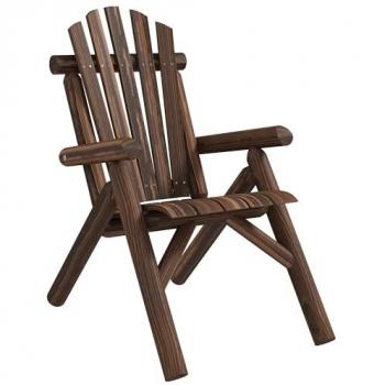 Hochwertiger Gartenstuhl mit Armlehne, Tannenholz