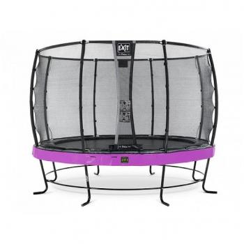 EXIT Premium Trampolin 427 cm – Garten, Outdoor – Lila Sicherheitsnetz