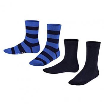 FALKE 2-Pack Calze Bambino Felici Nero 35-38