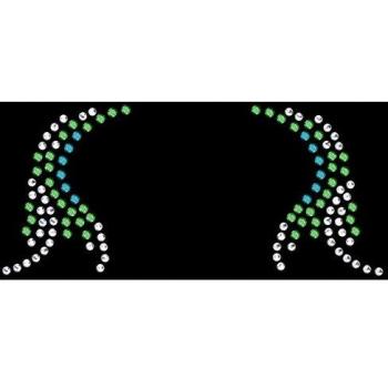 Selbstklebende Strasskörpertattoos “Oasis” – 1 Set für Hochzeitsglanz