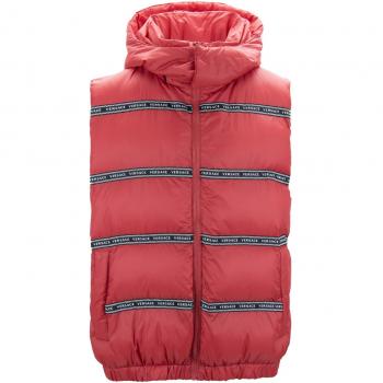 Piumino Rosso Versace Taglia L