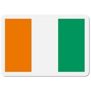 Multicolor Côte d'Ivoire Flag Magnet