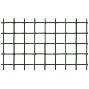 Malla de enrejado galvanizada 19 x 19 mm verde 1 x 5 m