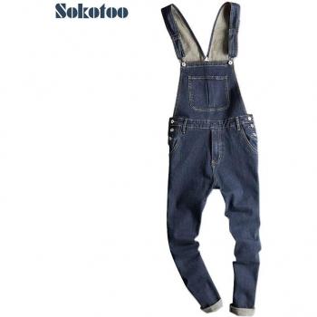 Pantalones cargo vaqueros para hombre