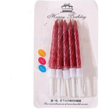 Bougies à fil coloré pour célébrations