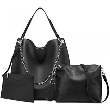 Borsa Tracolla 3 Pezzi Nero