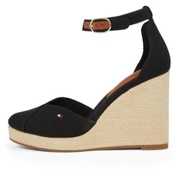 Scarpe Basse Tommy Hilfiger Flag High Wedge Nero