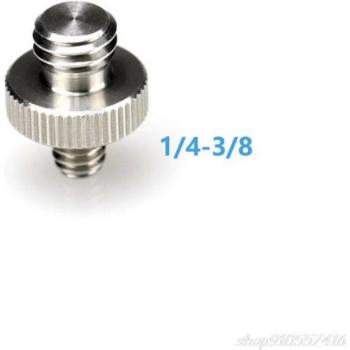 Adaptateur trépied 1/4 et 3/8 mâle en métal