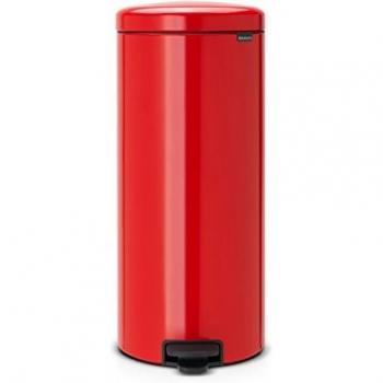 Cubo de Pedal Brabantia 30 l Acero Inoxidable Rojo