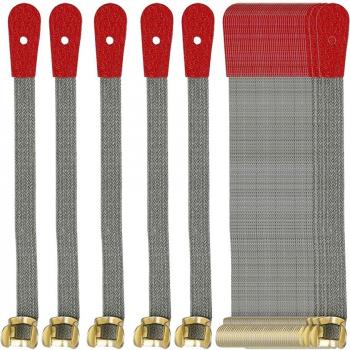 Conjunto de 50 Correas de Brida y Resorte para Reparación de Piano Clip