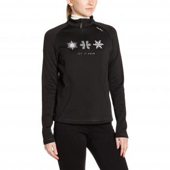 Odlo Frauenmidlayer Glade 1/2-Zip Pullover – Schwarz – L