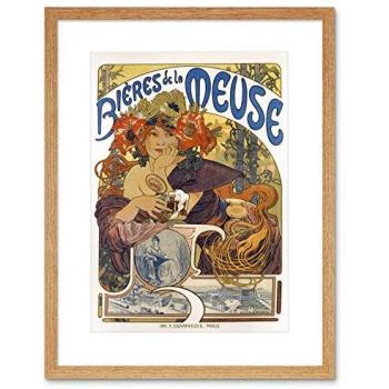 Paris 1930s Beer of the Meuse 9x7 Wall Print – Artery8 Edition