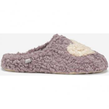 Macarena Shoes – Zapatillas de Casa Forradas en Lila con Detalle de Corazón