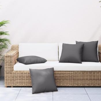 VidaXL Gartenkissen 4 Stk. Anthrazit 60x60 cm Stoff