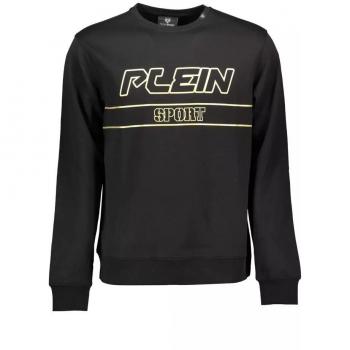 Plein Sport Black Cotton Sweater