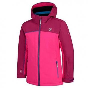 Dare 2b Unisex Kinder Legit Snowskirt Jacke Cyber Pink/Fuchsia Pink
