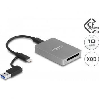 DELOCK USB-C Card Reader for CFexpress and XQD Cards