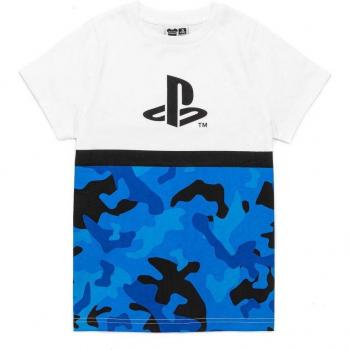T-shirt Moro con logo Playstation per ragazzi 11-12 anni