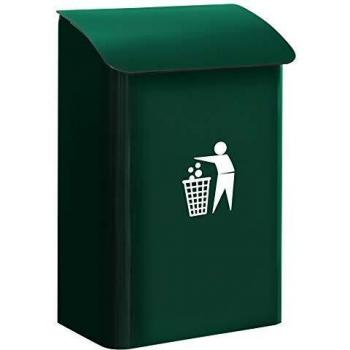 Arregui Cestino da Parete per Garage 18L Verde