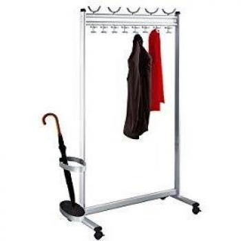 Appendiabiti verticale con base per ombrelli