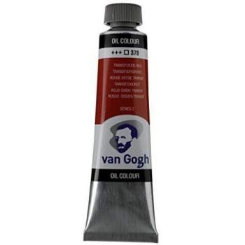 Saffloröl‑Ölfarbe Van Gogh – Rotoxyd Transparent 378 – 40 ml