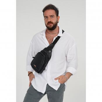 Sac de sport cuir croisé à porter sur l'épaule