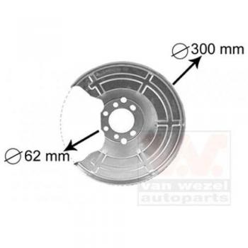 VAN WEZEL Brake dust shield 3745371