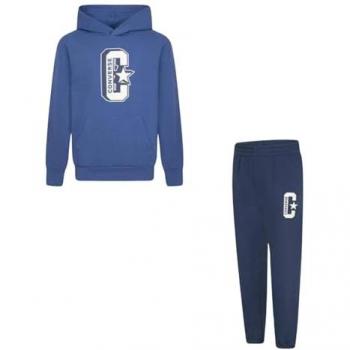 Converse Completo Felpa e Jogging Blu Marino