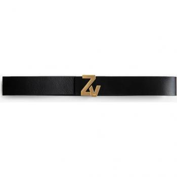 Shadow Silk Leather Belt – Women's L