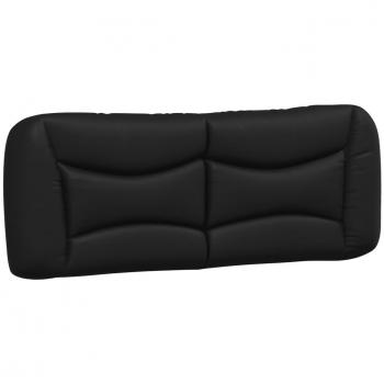 VidaXL Faux Leather Headboard Cushion Black 137 cm