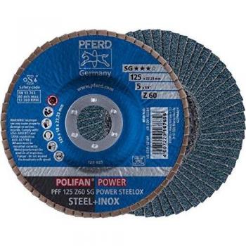 Pferd 67686125 POLIFAN-Rondelle éventail PFF 125 Z 60 SG Power STEELOX Ø 125 mm 10 pcs