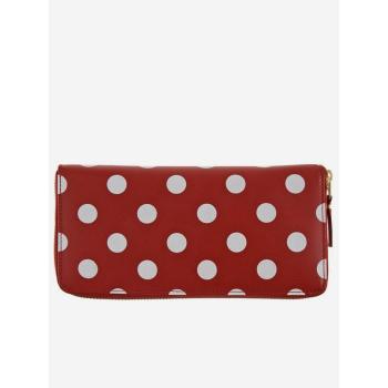 Monnaie en Cuir Poilu Rouge Unisexe