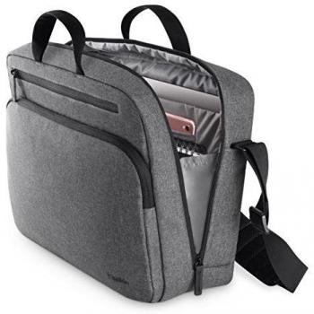 Bandolera Belkin Classic Pro para Ordenador portátil 15.6 Negro Gris