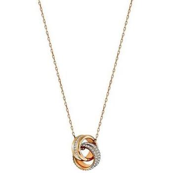 Pendentif Swarovski Hyperbola, cristaux transparents, plaqué or rose 5240525