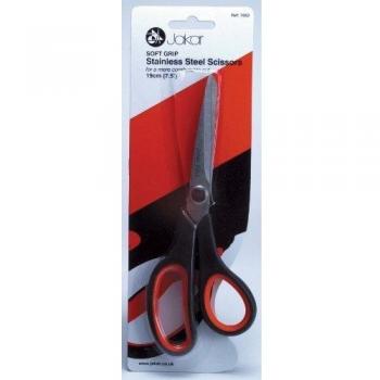 Stainless Steel Craft Scissors with Soft Grip 19cm