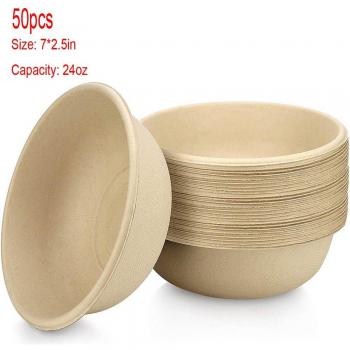 Disposable Paper Soup Bowls 50 Pack