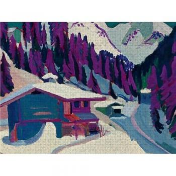 CALVENDO Puzzle Ernst Ludwig Kirchner. Wildboden im Schnee, 1924/26