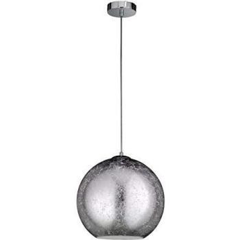WOFI Pendelleuchte in Silber – 30 cm × 30 cm, 1500 mm Höhe, 16 W