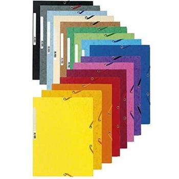 A4 Lemon Elasticated Folder