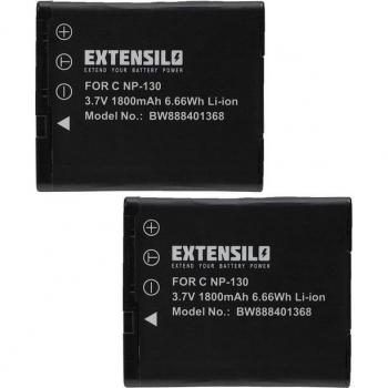 Extensilo Akku 1800 mAh für EX-ZR310BK
