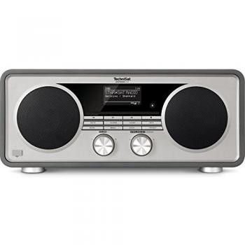 TechniSat DIGITRADIO 600 – Stereo Internetradio (DAB+, UKW, 70 Watt 2.1 System mit Subwoofer, Fernbedienung, CD-Player, USB, Bluetooth, AUX, WLAN, LAN, Radiowecker, Spotify Connect) rot