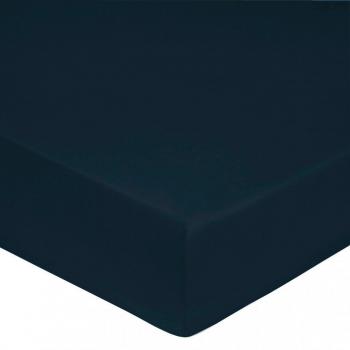 Coton Élégance Housse Bleu 190x90