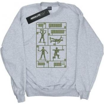 Herren‑Sweatshirt Disney Toy Story – Plastiplatoon Edition, Baumwolle, 2XL, Grau