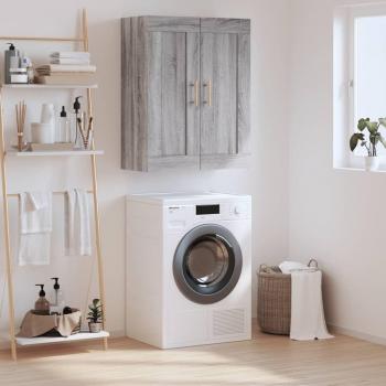 Armoire Murale Sonoma (Gris) – Construction en Bois d’Ingénierie, 70 × 35 × 90 cm