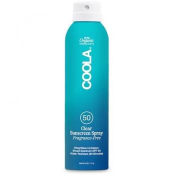 Écran UV Coola 50 SPF, Spray 177 ml, Sans Odeur