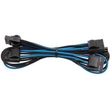 Cavo Alimentazione Interno Corsair Blu/Nero 4pin Molex F/F Serie RMi