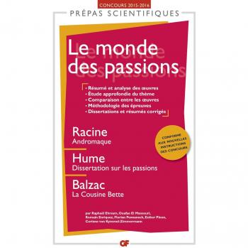 Le monde des Passions, Prépa S 2015-2016