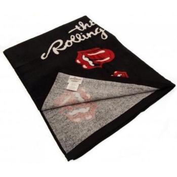 Toalla de playa Rolling Stones 140cm algodón rojo y negro